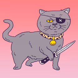 Eyepatch Cat #1229