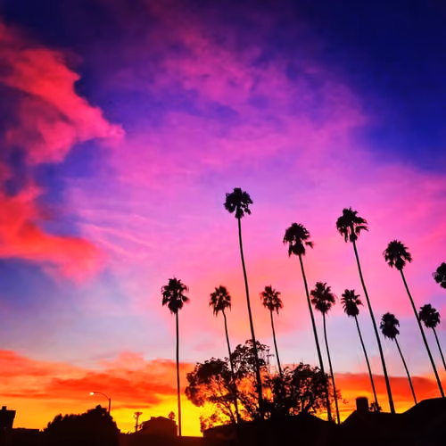 Palette - Autumn Sunset in Southern California