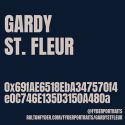 Fyder Portraits #34 (Gardy St. Fleur)