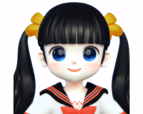 Kawaii School Girl V1
