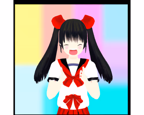 Kawaii School Girl V1