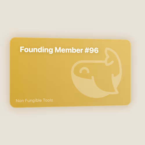 Non Fungible Tools Membership