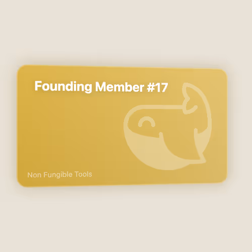Non Fungible Tools Membership