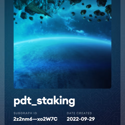 pdt_staking Subgraph
