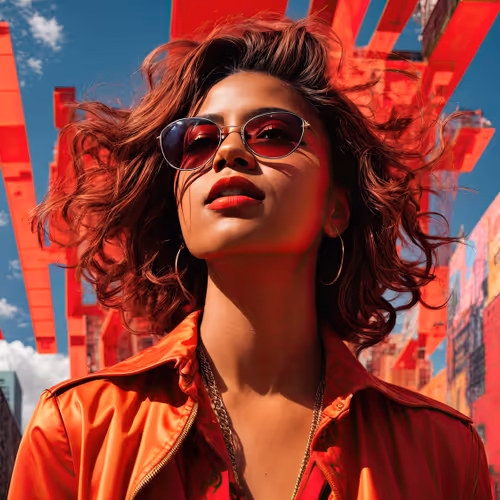 Red in a Surreal World