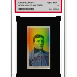 T206 Honus Wagner Holo GEM MT 10 Piedmont #4/10