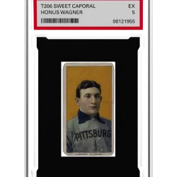T206 Honus Wagner EX 5 Sweet Caporal #8/36