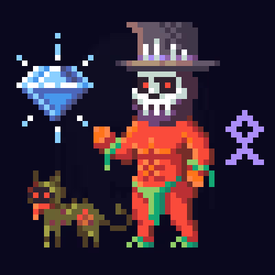 Houngan Necromancer Le Blanc of the Nether Regions