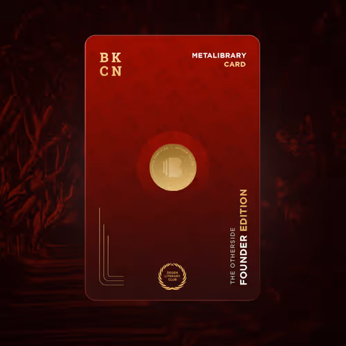 Metalibrary Founder Cards
