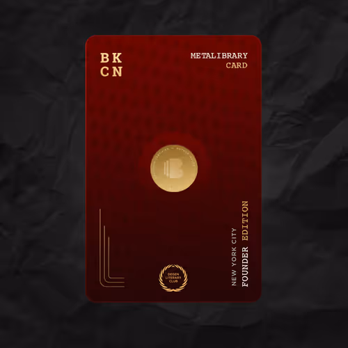 Metalibrary Founder Cards