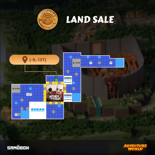 Defender District Land Sale The Sandbox