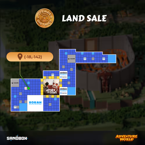 Defender District Land Sale The Sandbox