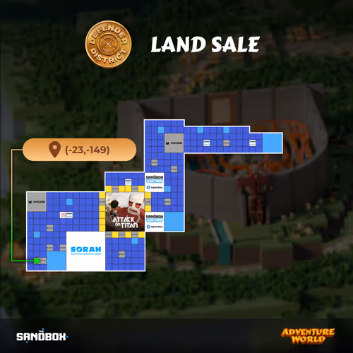Defender District Land Sale The Sandbox
