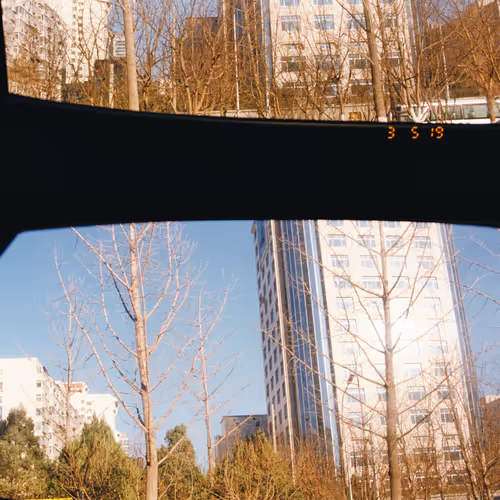 Outside