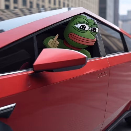 Cybertruck PEPE FU