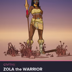 Zola the Warrior #185