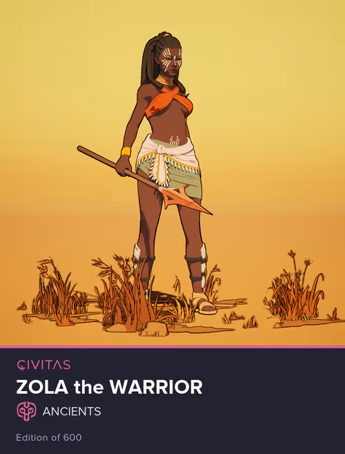Zola the Warrior #073