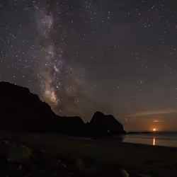 Enderts Beach at Night