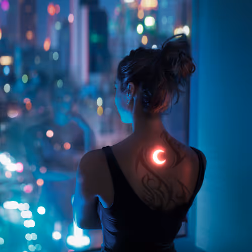 Day 26: Girl With The Moon Tattoo