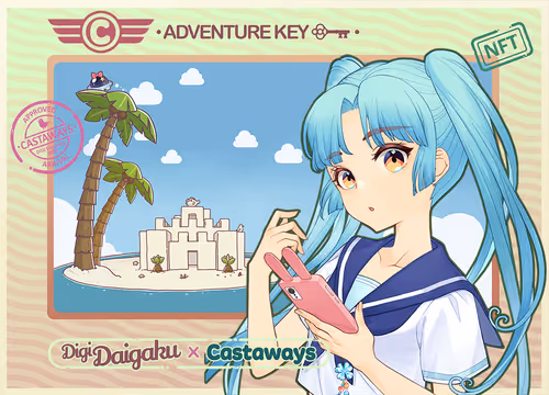 DigiDaigaku Genesis Adventure Key Castaways #1987 - Tsukiko