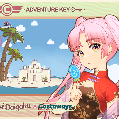 DigiDaigaku Genesis Adventure Key Castaways #890 - Ayaka