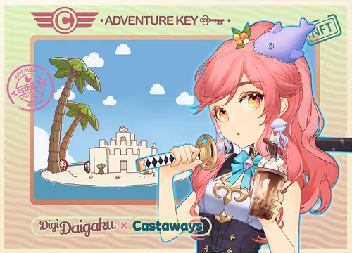 DigiDaigaku Genesis Adventure Key Castaways #2015 - Kate