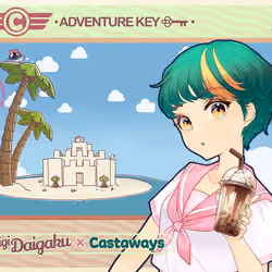 DigiDaigaku Genesis Adventure Key Castaways #694 - Trinity
