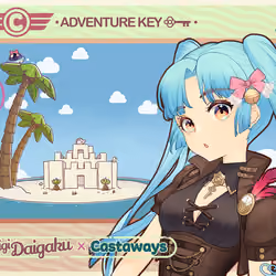 DigiDaigaku Genesis Adventure Key Castaways #1671 - Scarlett