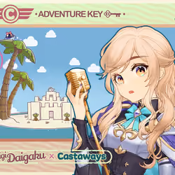 DigiDaigaku Genesis Adventure Key Castaways #1696 - Edyn