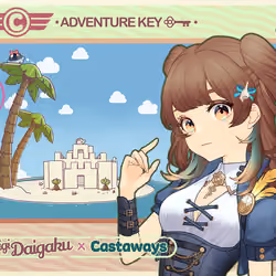 DigiDaigaku Genesis Adventure Key Castaways #645 - Hana