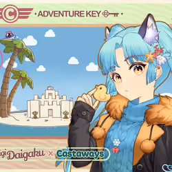 DigiDaigaku Genesis Adventure Key Castaways #96 - HuiYang