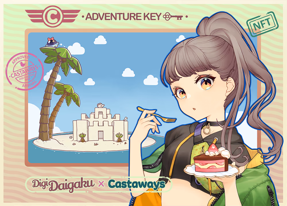 DigiDaigaku Genesis Adventure Key Castaways #1993 - June