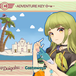 DigiDaigaku Genesis Adventure Key Castaways #815 - Abby