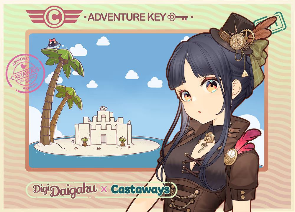DigiDaigaku Genesis Adventure Key Castaways #1984 - Kailin