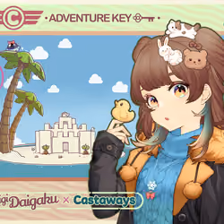 DigiDaigaku Genesis Adventure Key Castaways #1731 - Orchid