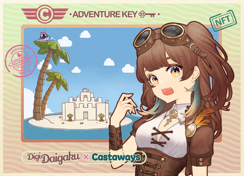 DigiDaigaku Genesis Adventure Key Castaways #1996 - Honoka