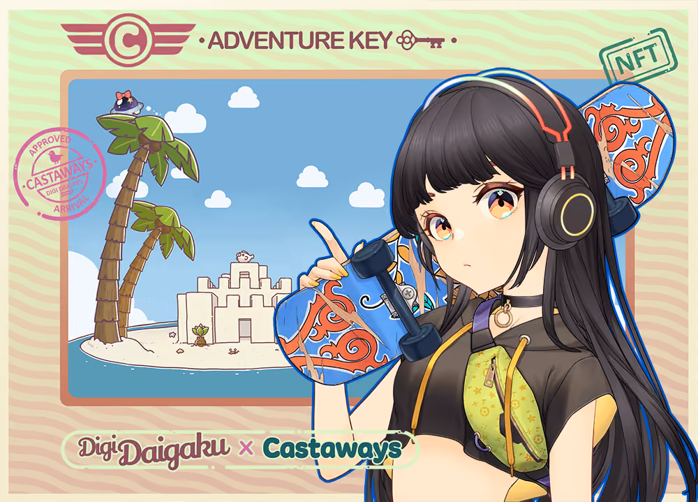 DigiDaigaku Genesis Adventure Key Castaways #2000 - Macy