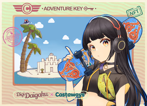 DigiDaigaku Genesis Adventure Key Castaways #2000 - Macy