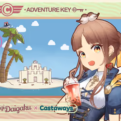 DigiDaigaku Genesis Adventure Key Castaways #350 - Flannery