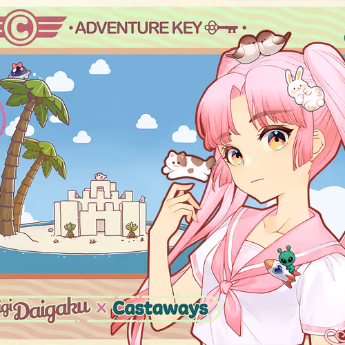 DigiDaigaku Genesis Adventure Key Castaways #1405 - Keiko