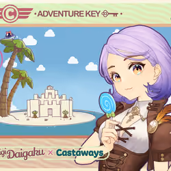 DigiDaigaku Genesis Adventure Key Castaways #1860 - Anouka