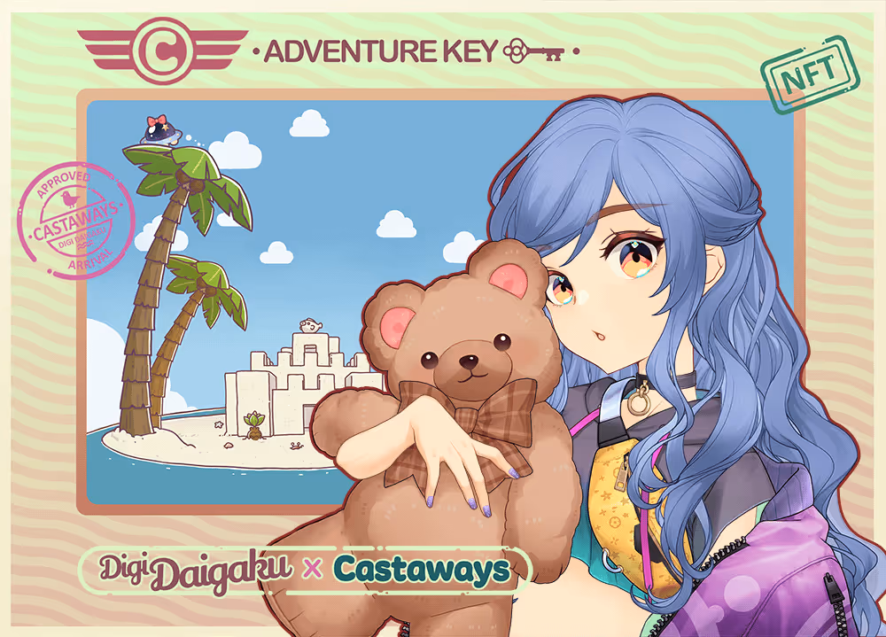 DigiDaigaku Genesis Adventure Key Castaways #2008 - Sallie