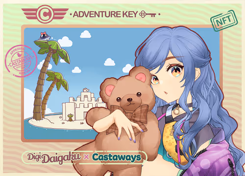 DigiDaigaku Genesis Adventure Key Castaways #2008 - Sallie