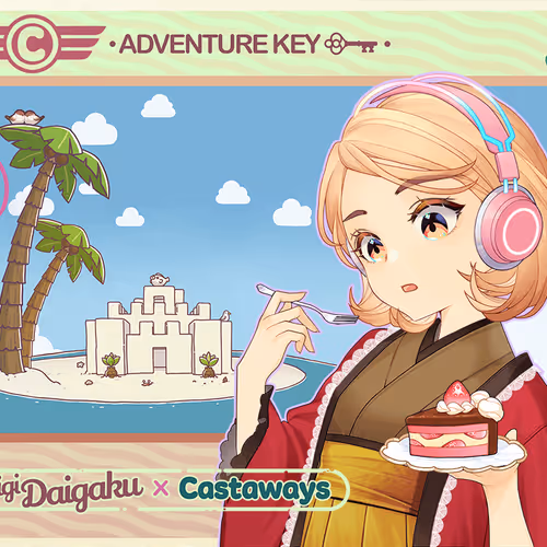 DigiDaigaku Genesis Adventure Key Castaways #1864 - Saiko