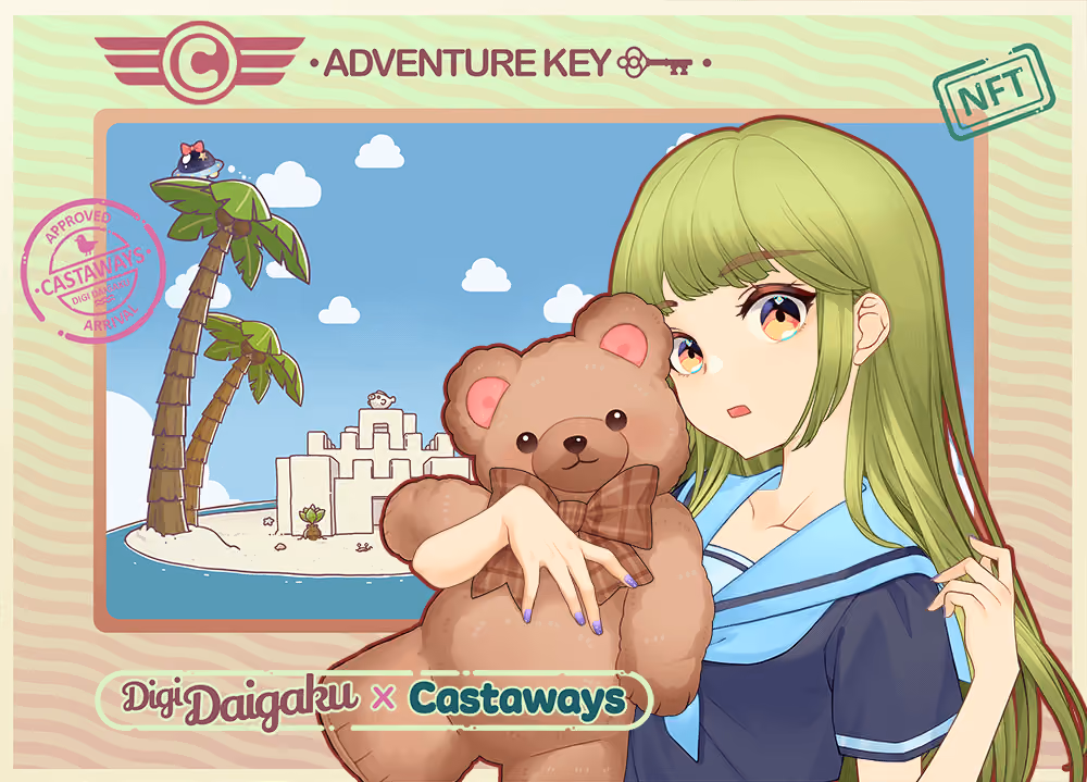 DigiDaigaku Genesis Adventure Key Castaways #1979 - YiLiu