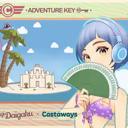 DigiDaigaku Genesis Adventure Key Castaways #121 - Sadako