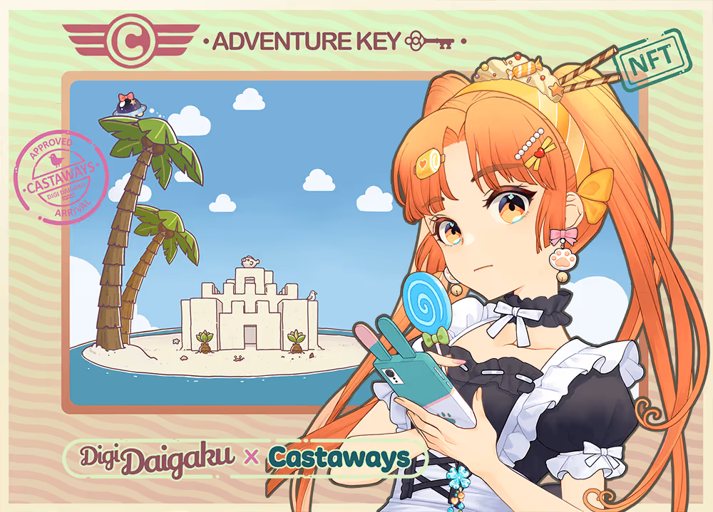 DigiDaigaku Genesis Adventure Key Castaways #1989 - Cordelia