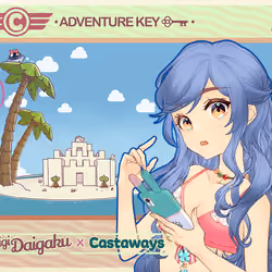 DigiDaigaku Genesis Adventure Key Castaways #37 - Swan