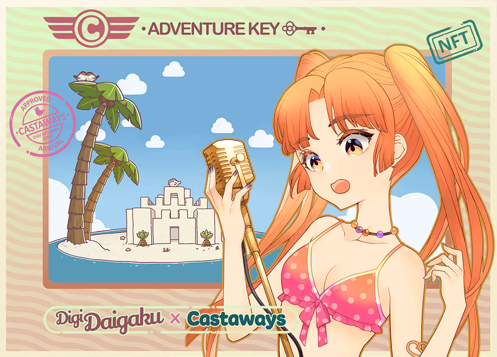 DigiDaigaku Genesis Adventure Key Castaways #2002 - Malani