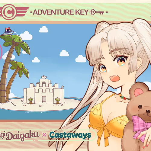 DigiDaigaku Genesis Adventure Key Castaways #1484 - Oakley